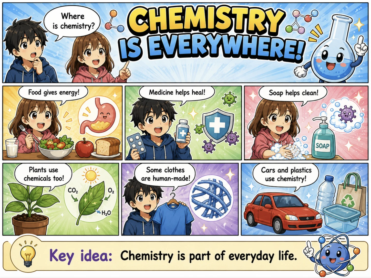 MOSAIC Chemistry Topic 2.1: Chemistry Is Everywhere illustration from source PDF page 2