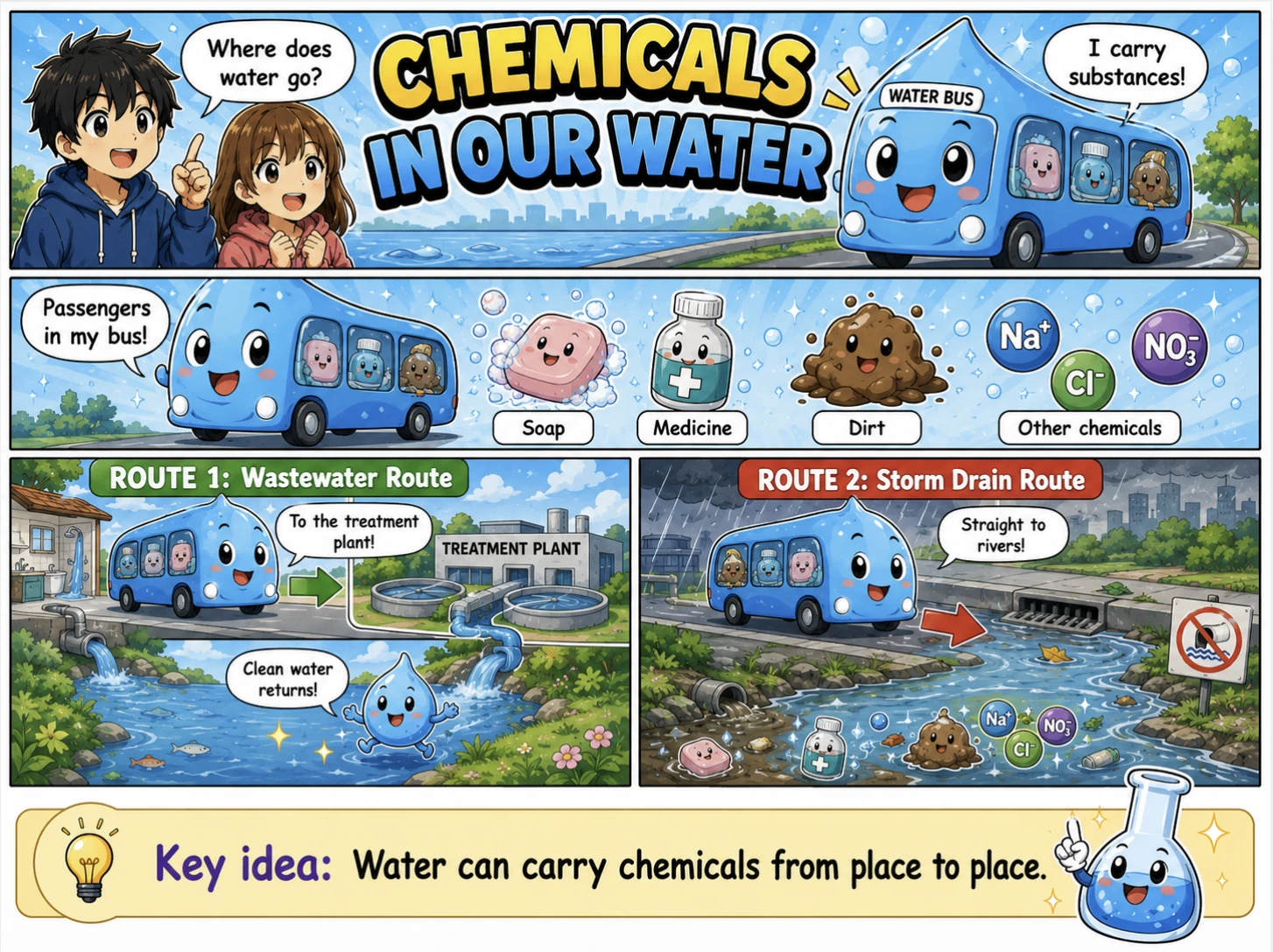 MOSAIC Chemistry Topic 2.1: Chemicals in Our Water illustration from source PDF page 6