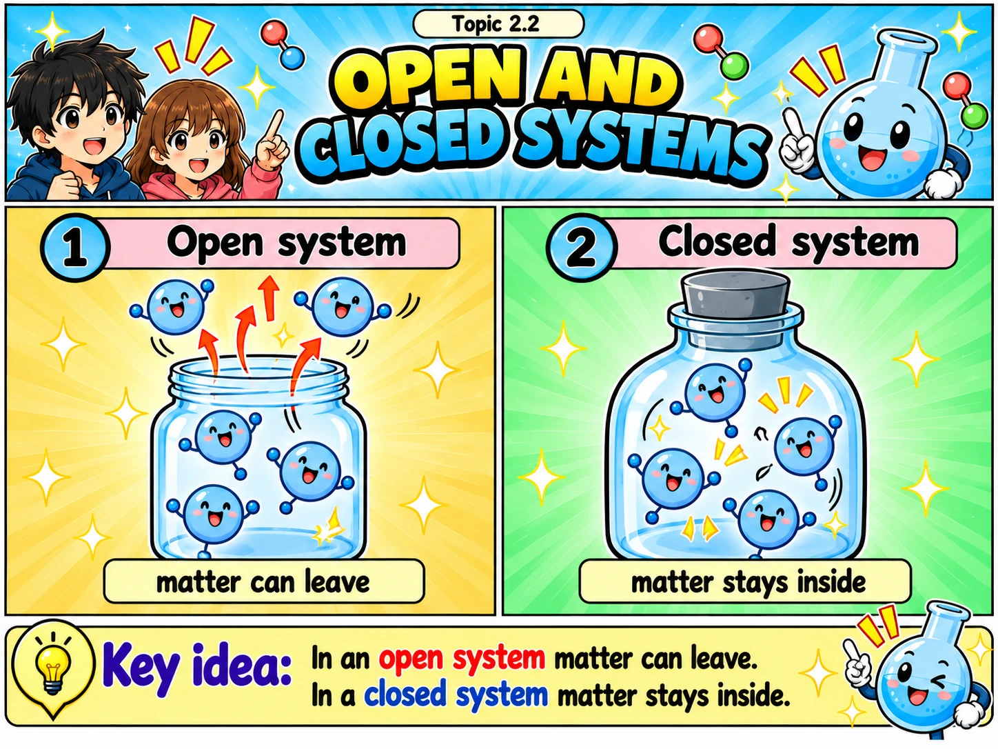MOSAIC Chemistry Topic 2.2: Open and Closed Systems illustration from source PDF page 24