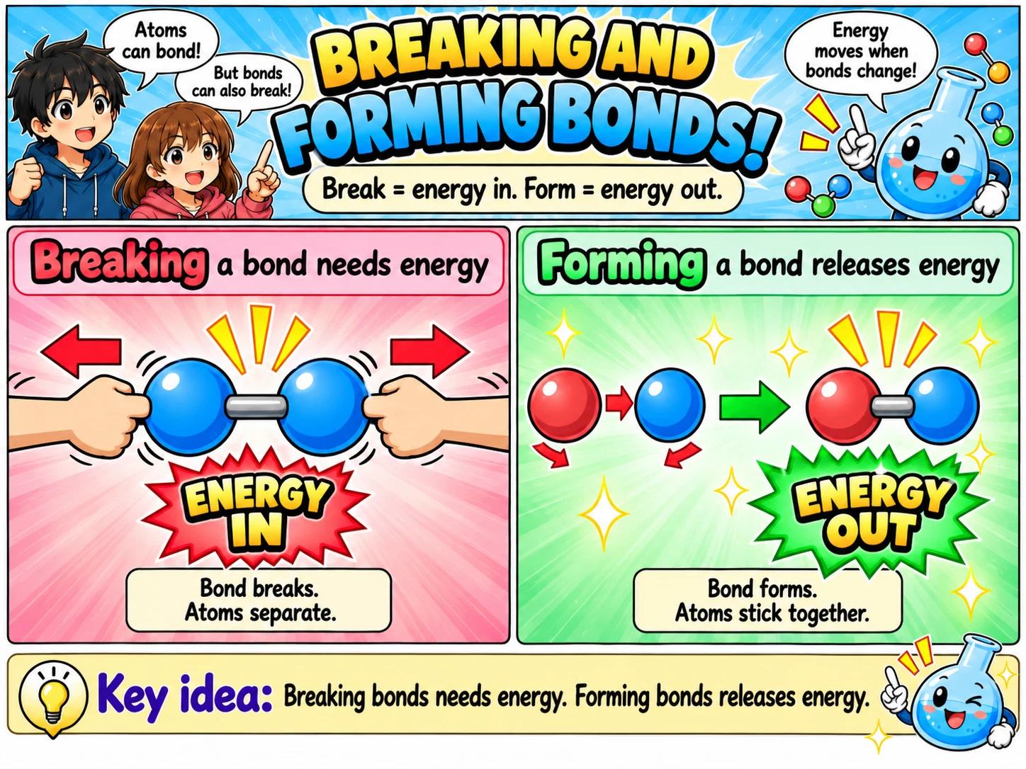 MOSAIC Chemistry Topic 2.3: Breaking and Forming Bonds illustration from source PDF page 6