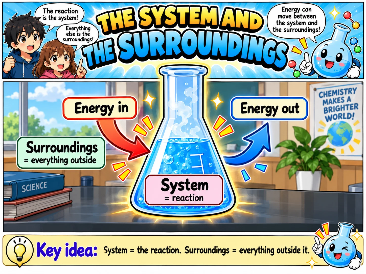 MOSAIC Chemistry Topic 2.3: The System and the Surroundings illustration from source PDF page 8