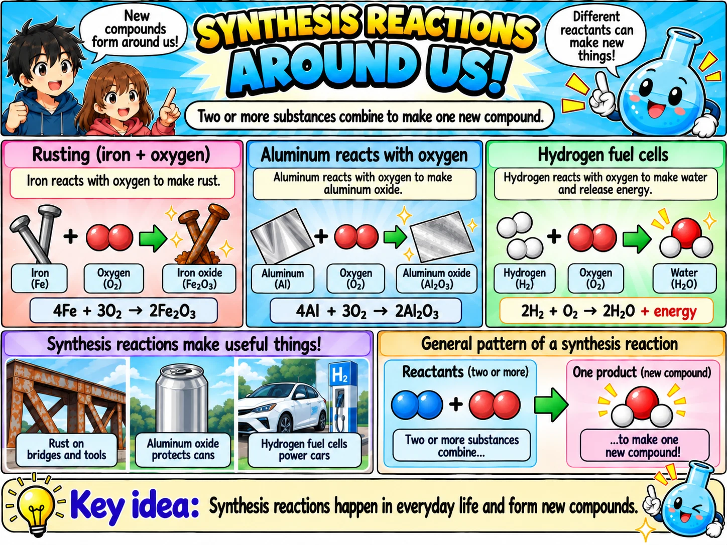 MOSAIC Chemistry Topic 2.4: Synthesis Reactions Around Us illustration from source PDF page 6