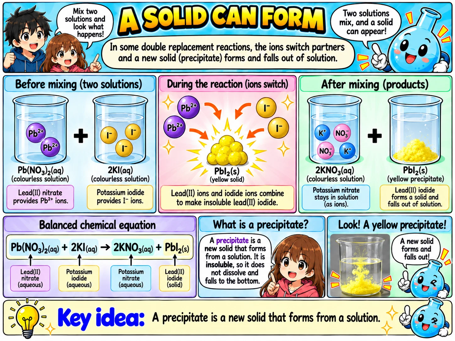 MOSAIC Chemistry Topic 2.4: A Solid Can Form illustration from source PDF page 22