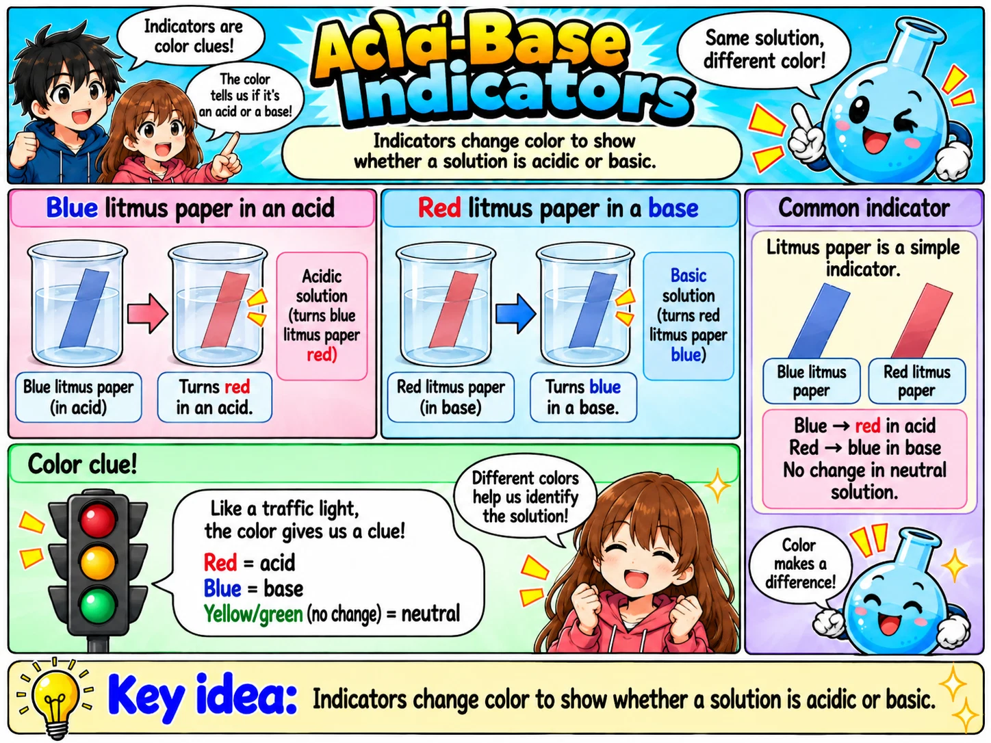 MOSAIC Chemistry Topic 2.4: Acid-Base Indicators illustration from source PDF page 34