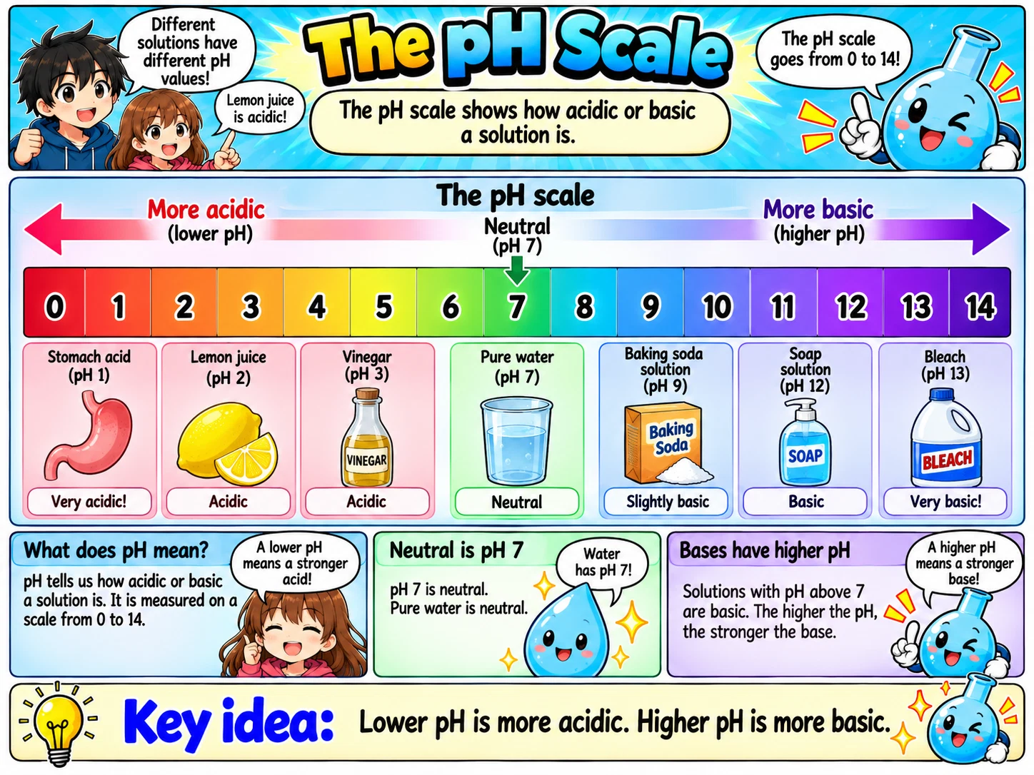 MOSAIC Chemistry Topic 2.4: The pH Scale illustration from source PDF page 36