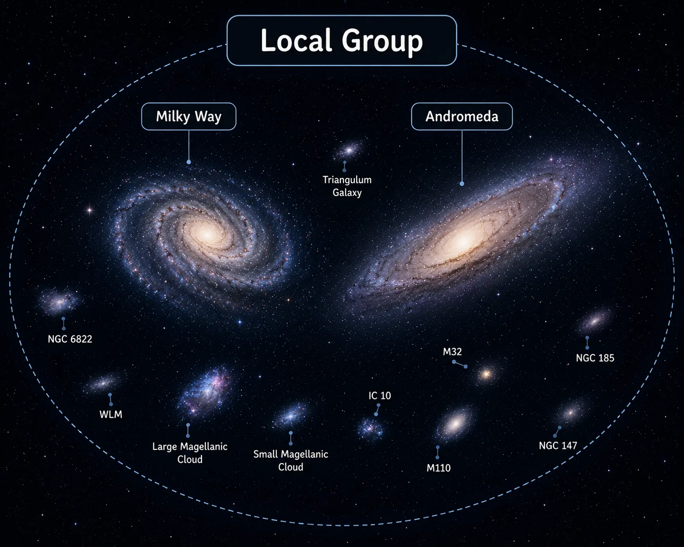 Local Group of galaxies