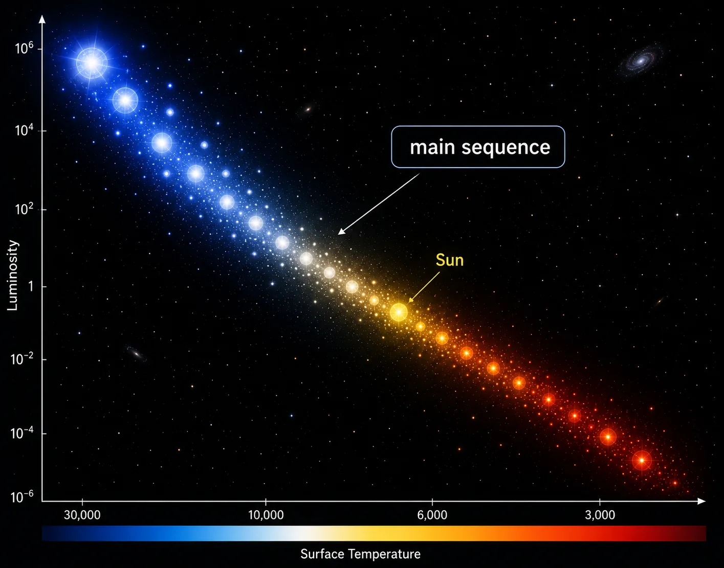Main sequence stars