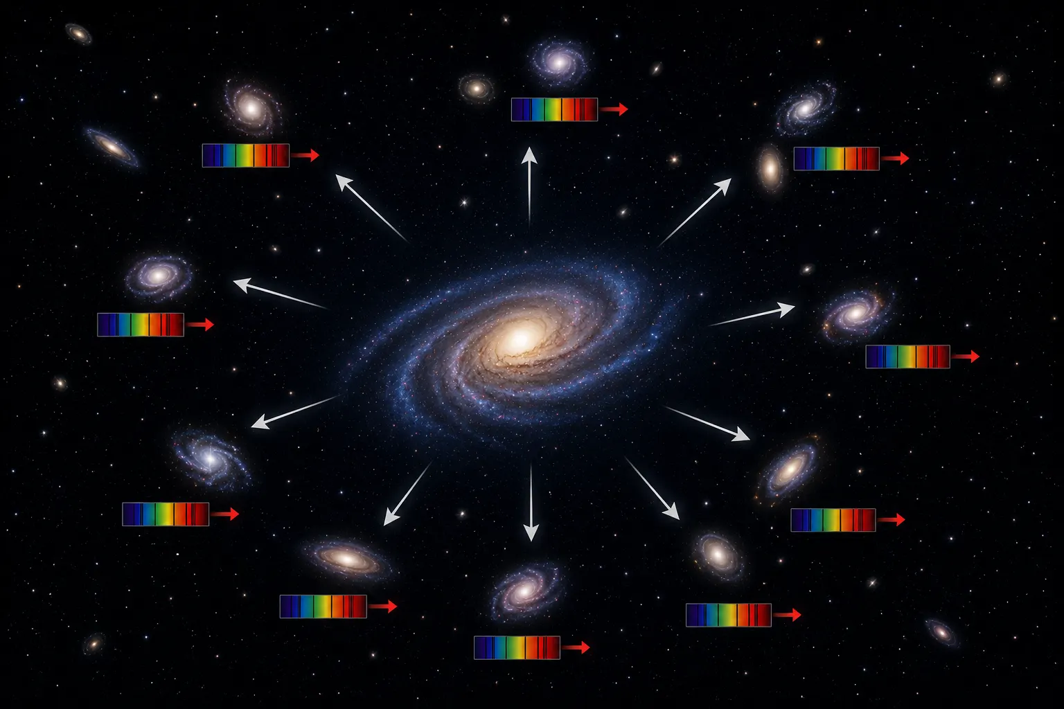 Redshift observations of distant galaxies