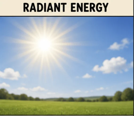 Radiant sunlight illustration