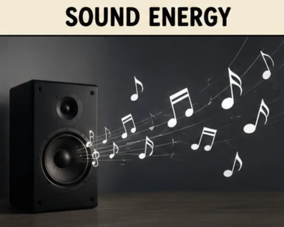 Sound energy illustration