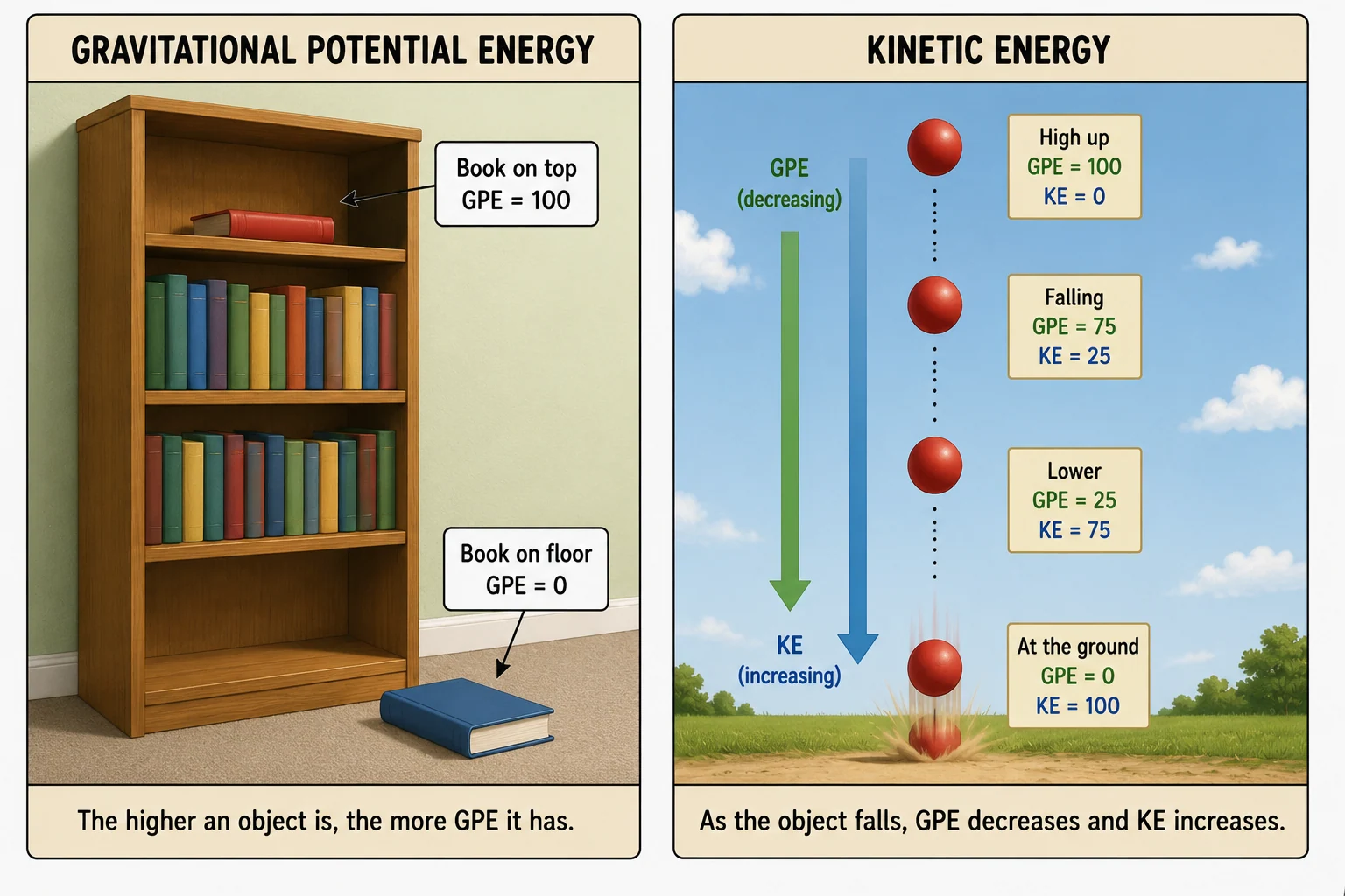 Original illustration from Physics worksheet page 13