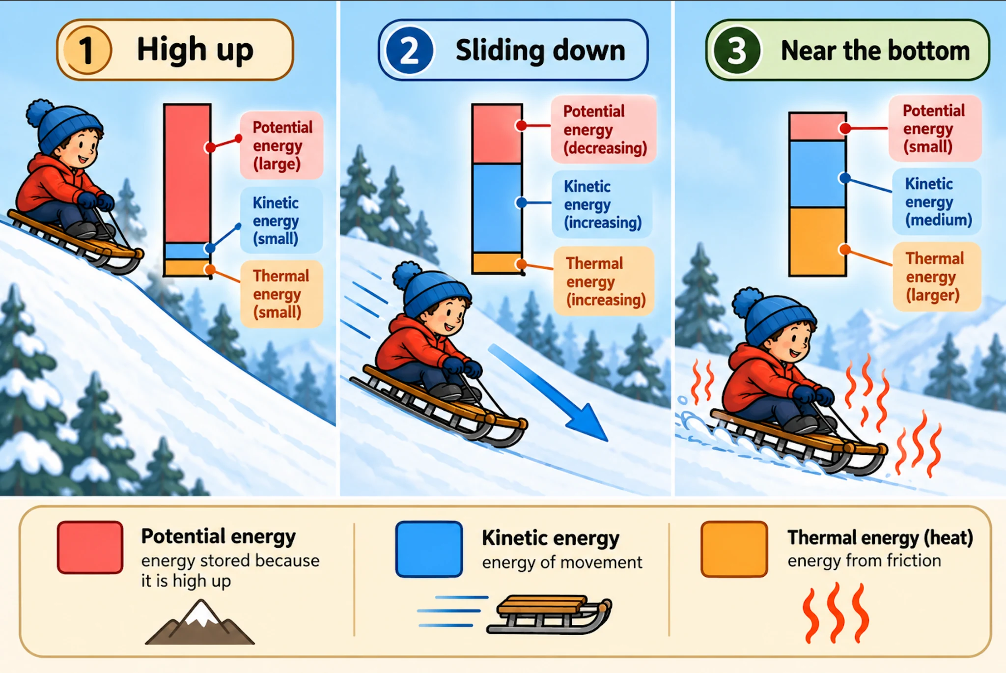 Original illustration from Physics worksheet page 15
