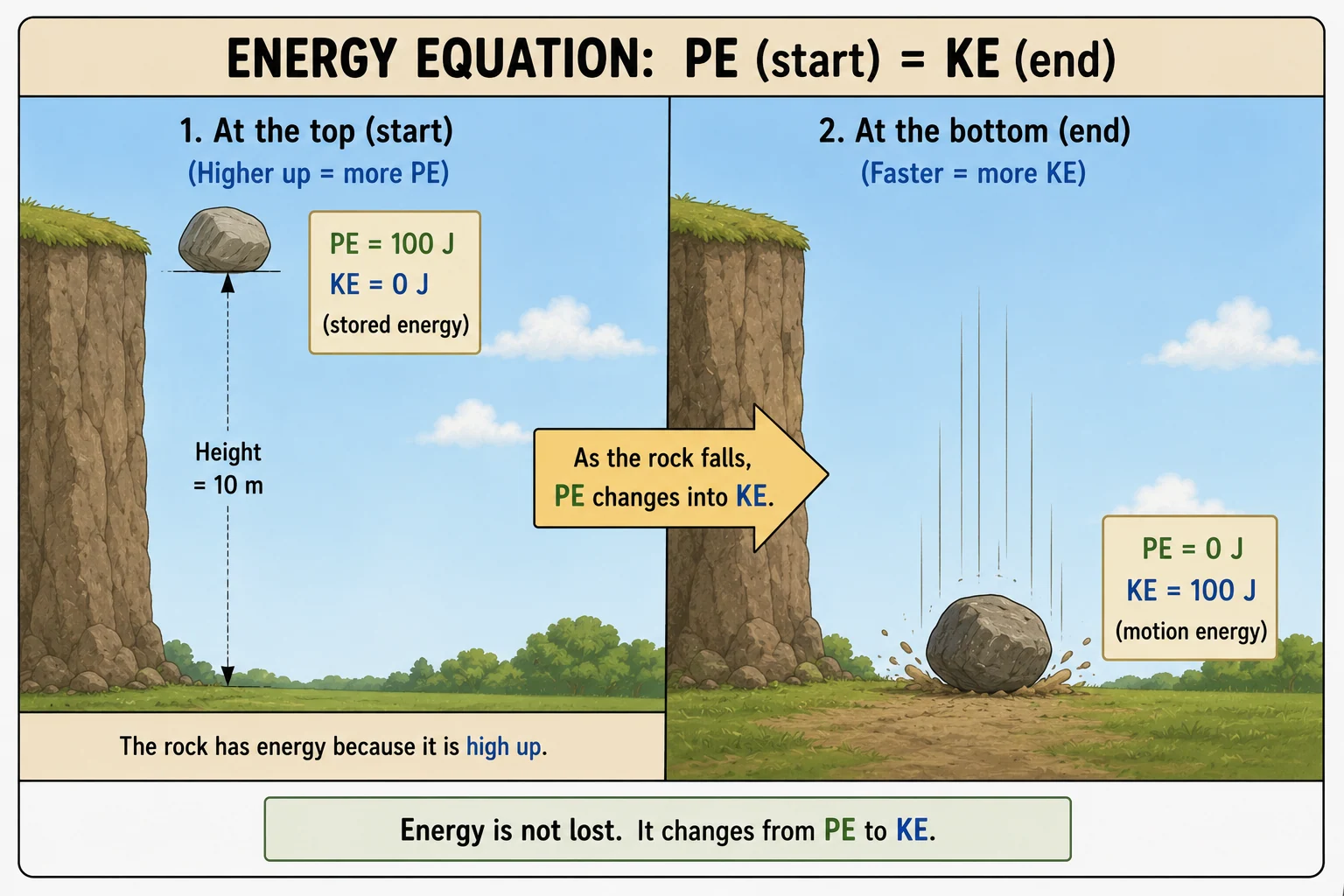 Original illustration from Physics worksheet page 17