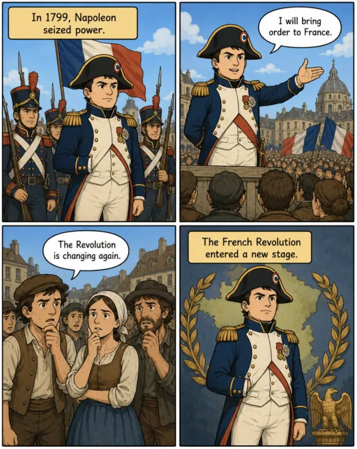 Original MOSAIC illustrated lesson: Napoleon Seizes Power