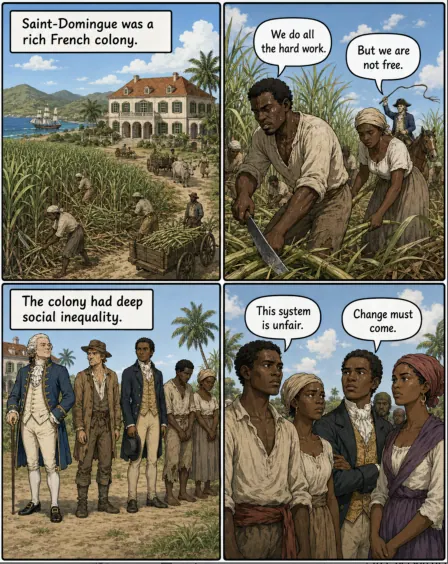 Original MOSAIC illustrated lesson: Saint-Domingue Before the Revolution