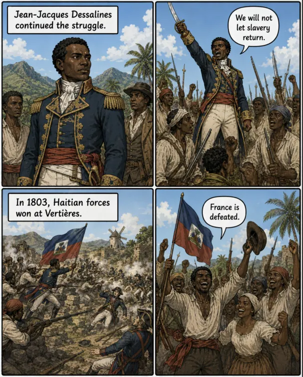 Original MOSAIC illustrated lesson: Dessalines and the Final Victory