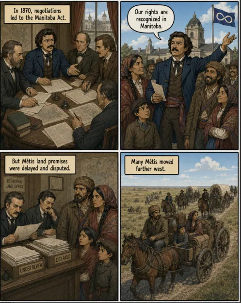 Original MOSAIC illustrated lesson: The Manitoba Act and Unfinished Promises
