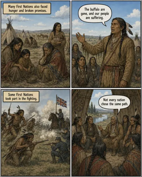 Original MOSAIC illustrated lesson: First Nations and the Wider Conflict