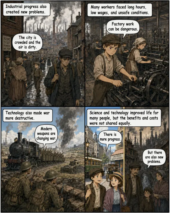 Original MOSAIC illustrated lesson: Progress Has Costs