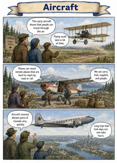 Original MOSAIC illustrated lesson: Aircraft: Reaching Remote Places Faster